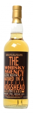 The Whisky Agency Glen Keith Bottled letters